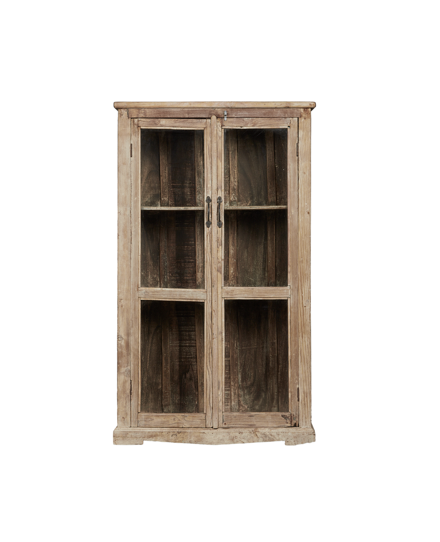 Vintage Wood Cabinet - Bleached from India made of Wood