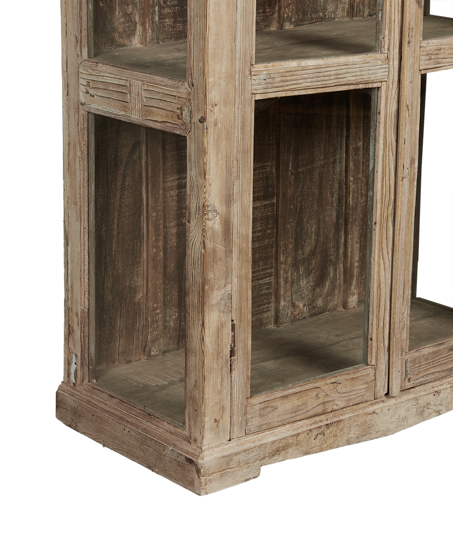 Vintage Wood Cabinet - Bleached from India made of Wood
