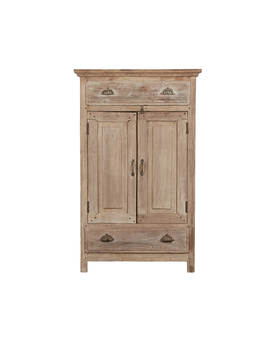 Wood Cabinet - Bleached