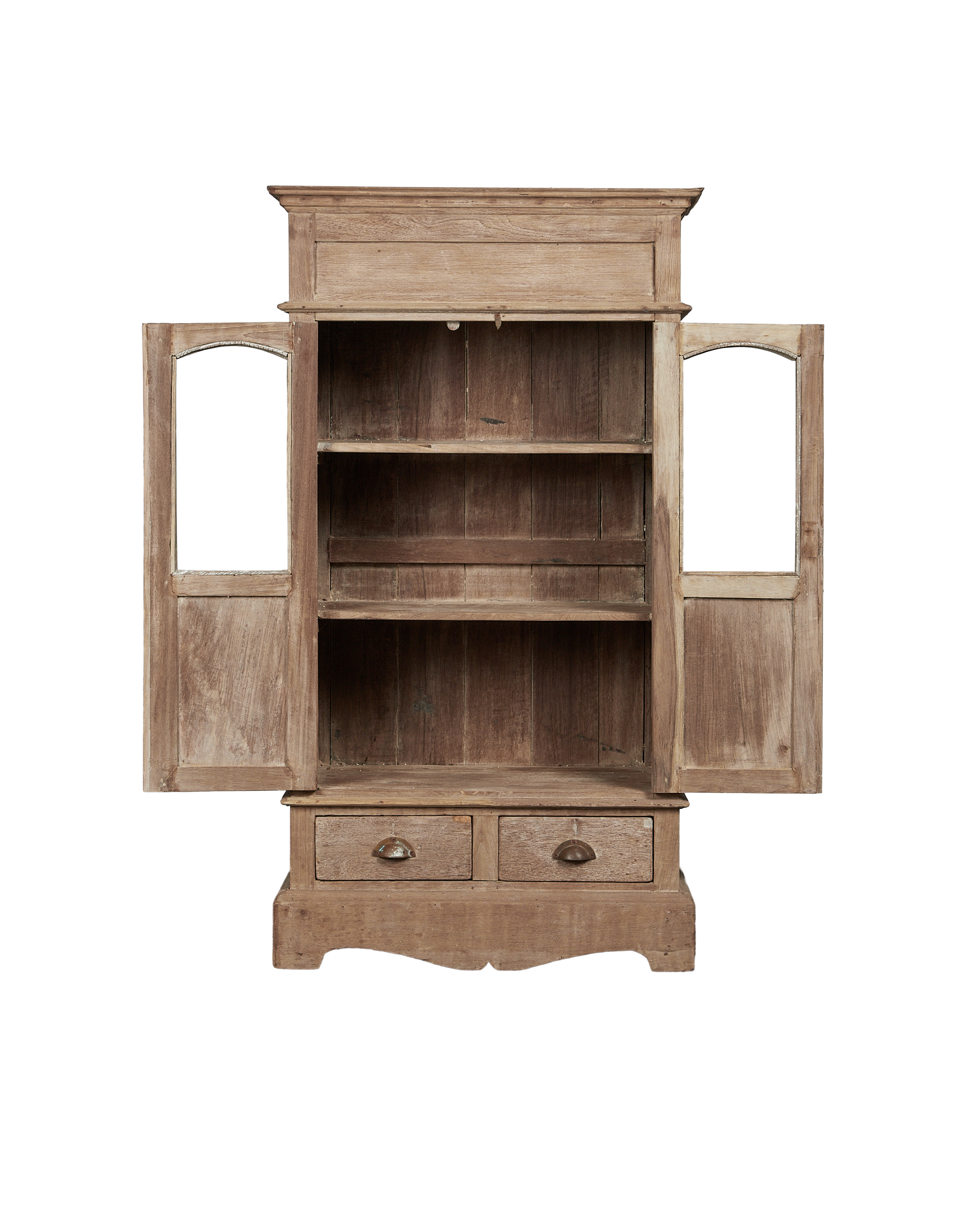 Vintage Wood Cabinet - Bleached from India made of Wood