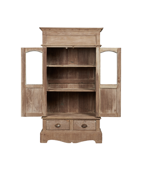 Wood Cabinet - Bleached