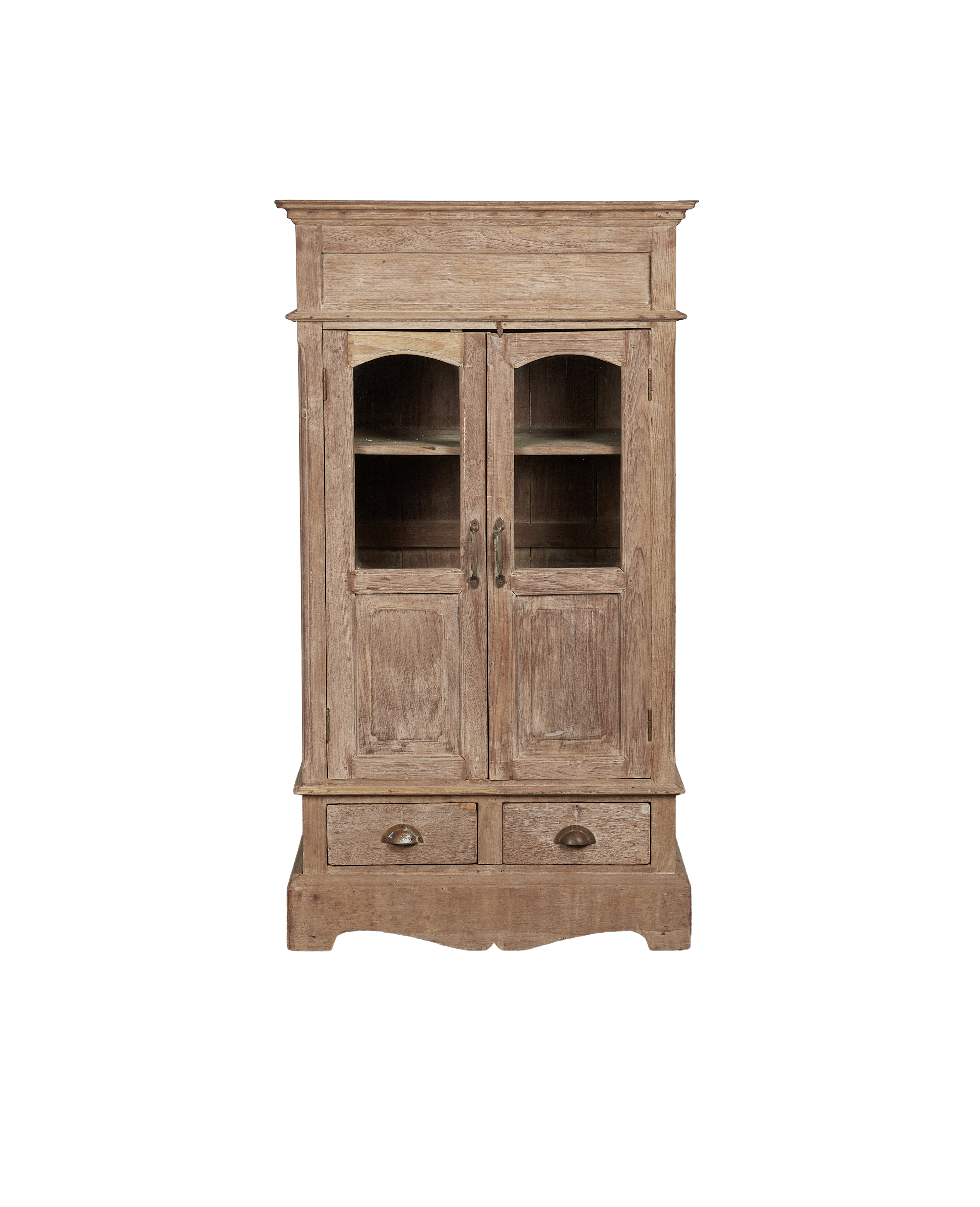Vintage Wood Cabinet - Bleached from India made of Wood