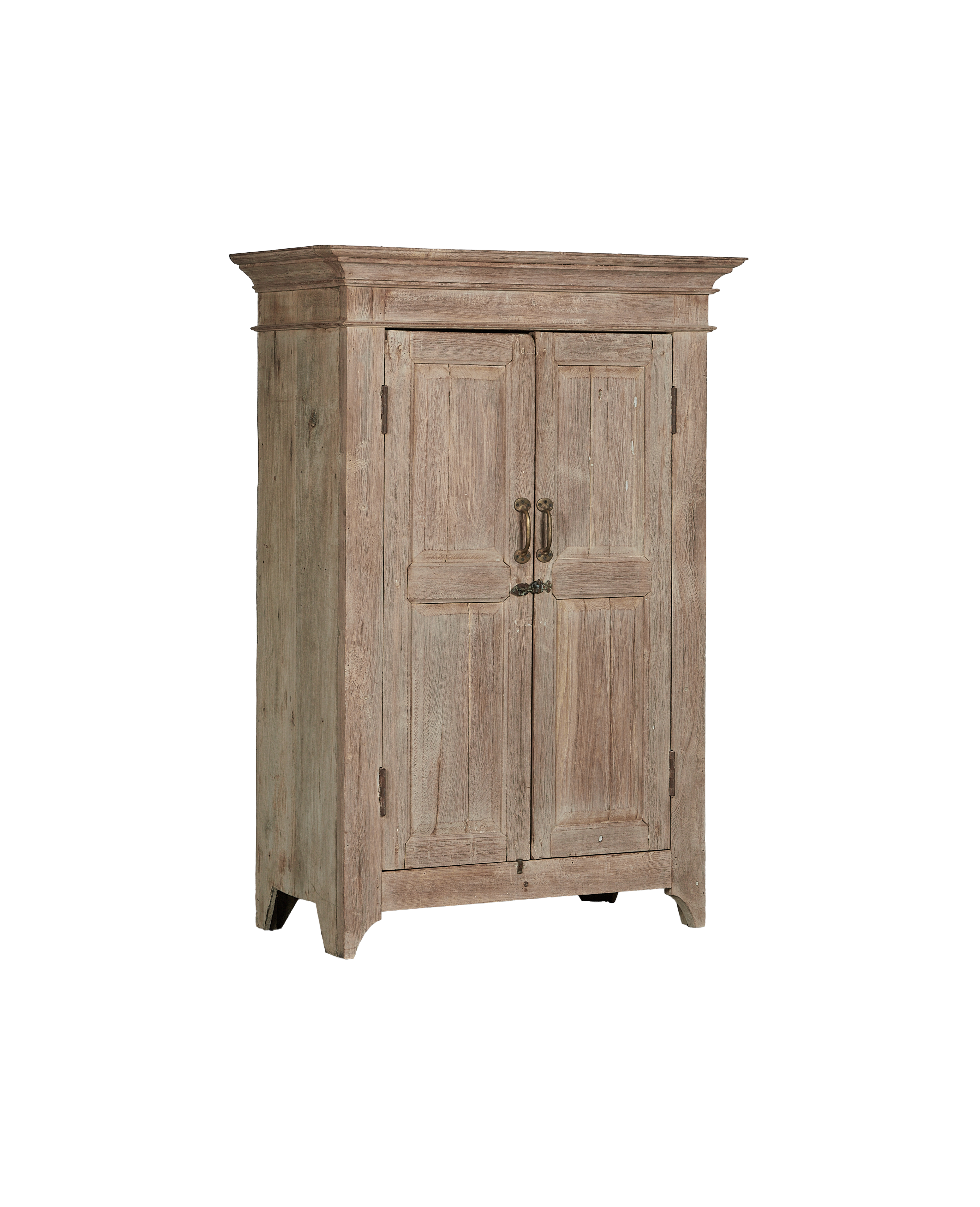 Vintage Wood Cabinet - Bleached from India made of Wood