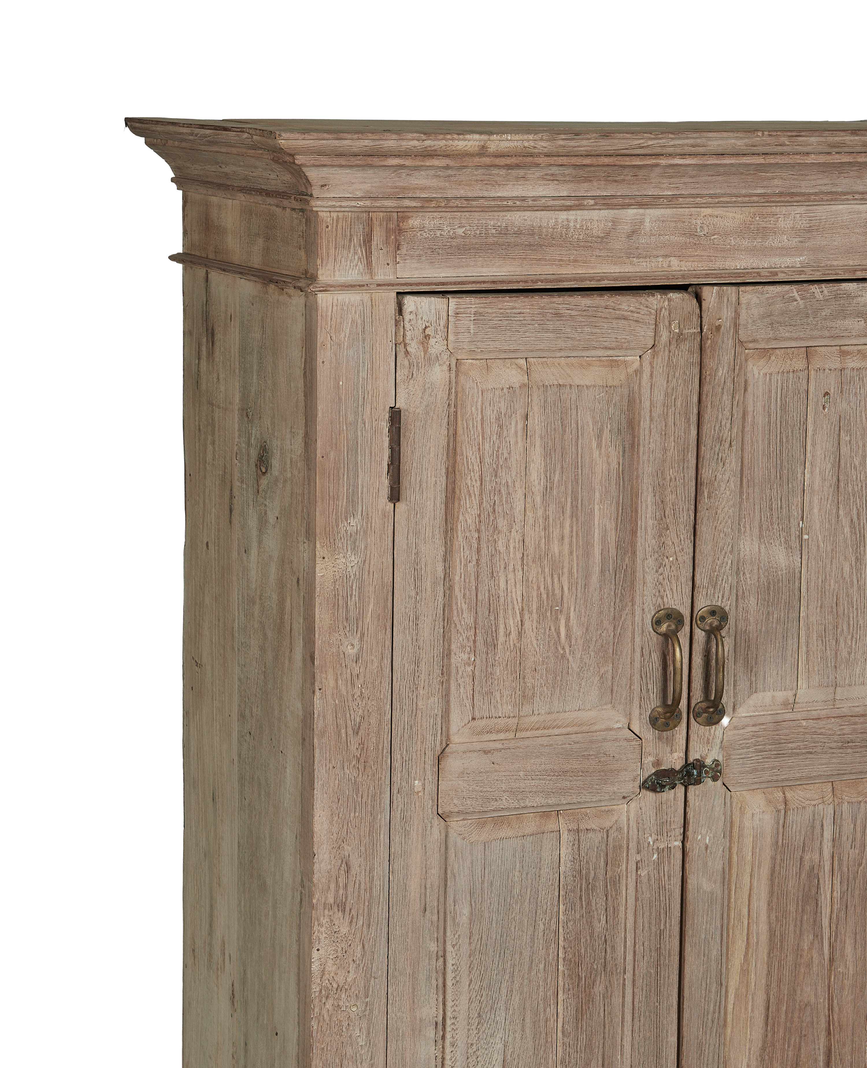 Vintage Wood Cabinet - Bleached from India made of Wood
