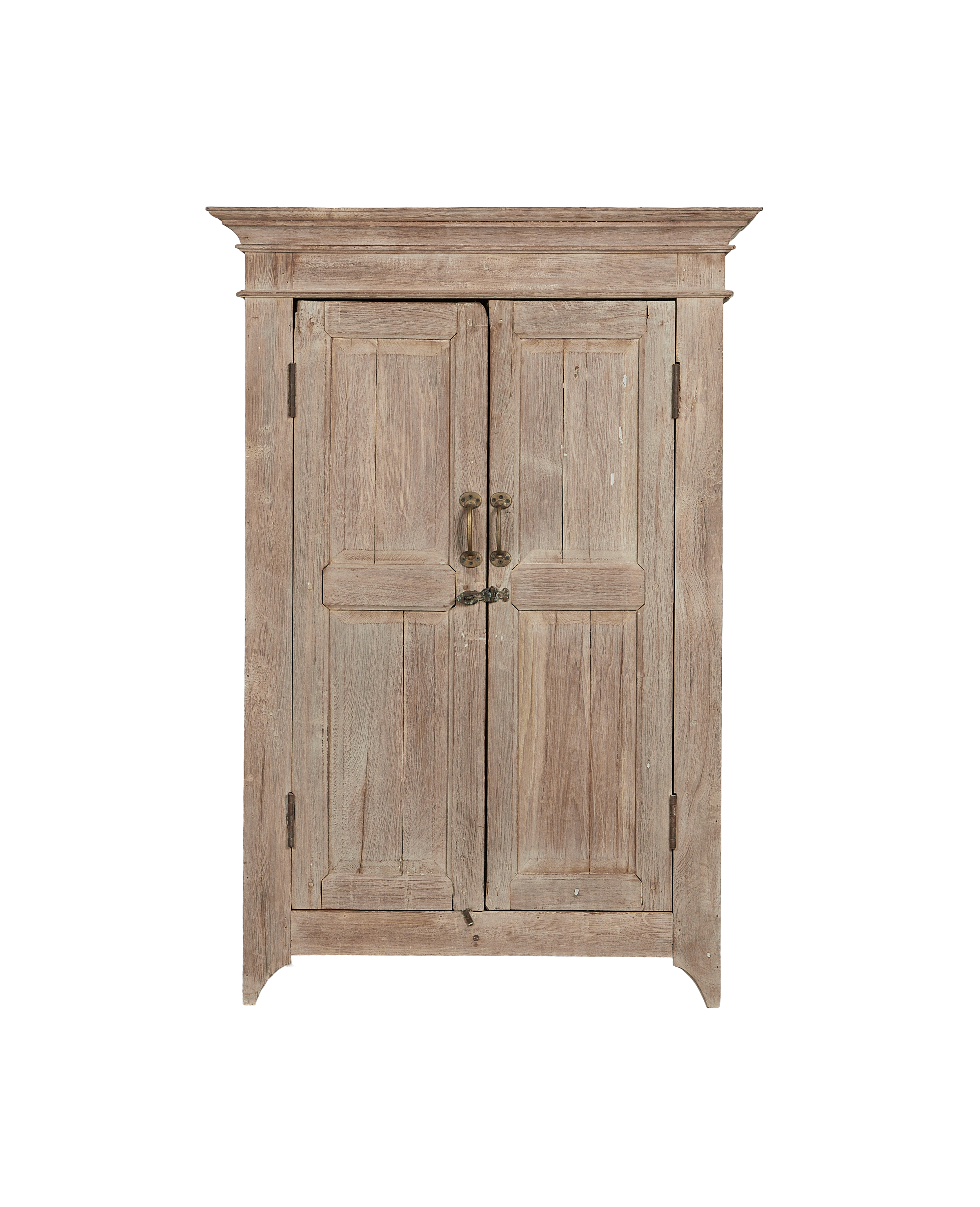 Vintage Wood Cabinet - Bleached from India made of Wood