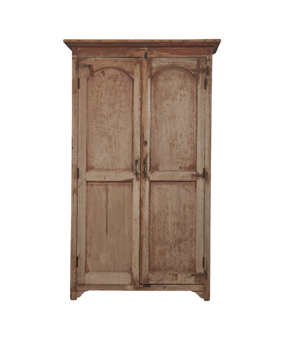 Vintage Wood Cabinet - Bleached from India made of Wood