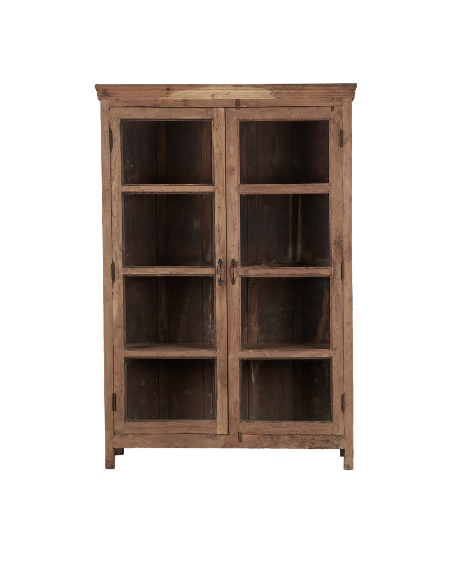 Vintage Wood Cabinet - Natural from India made of Wood