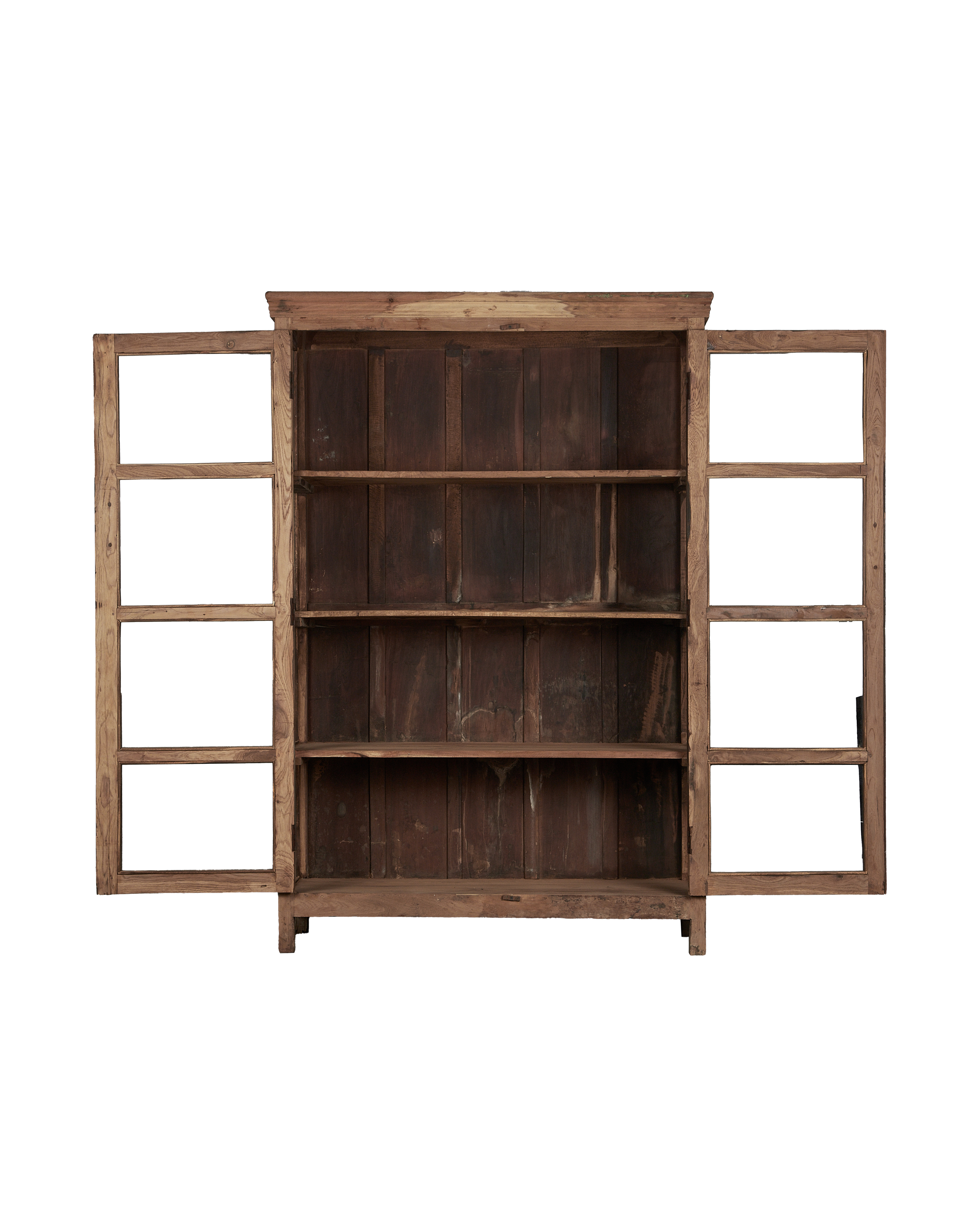 Vintage Wood Cabinet - Natural from India made of Wood