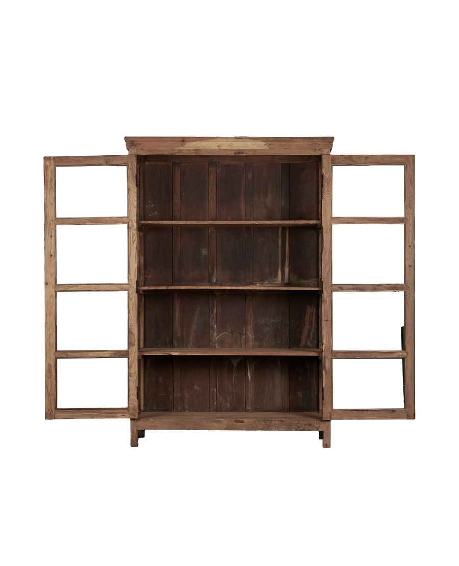 Vintage Wood Cabinet - Natural from India made of Wood