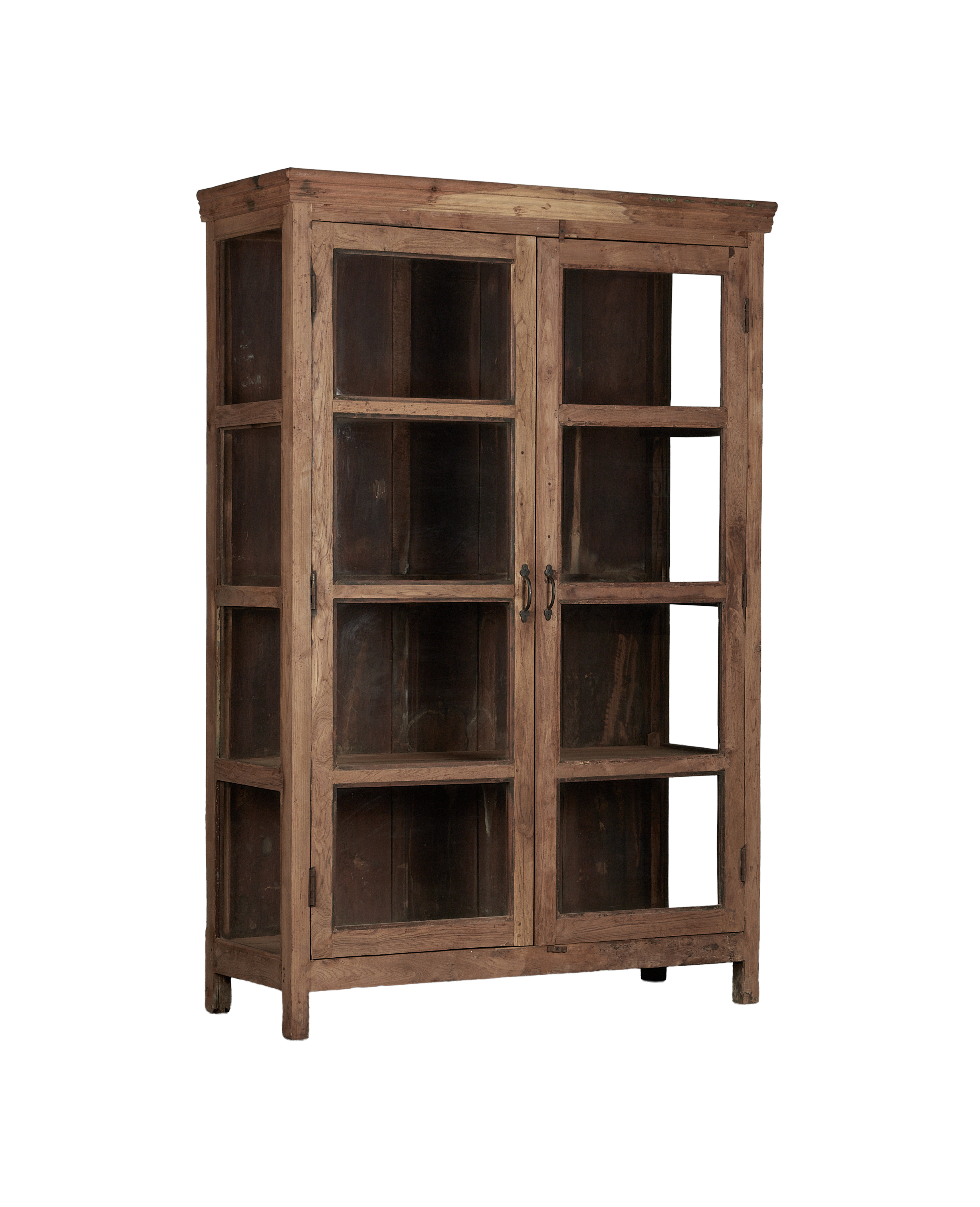 Vintage Wood Cabinet - Natural from India made of Wood