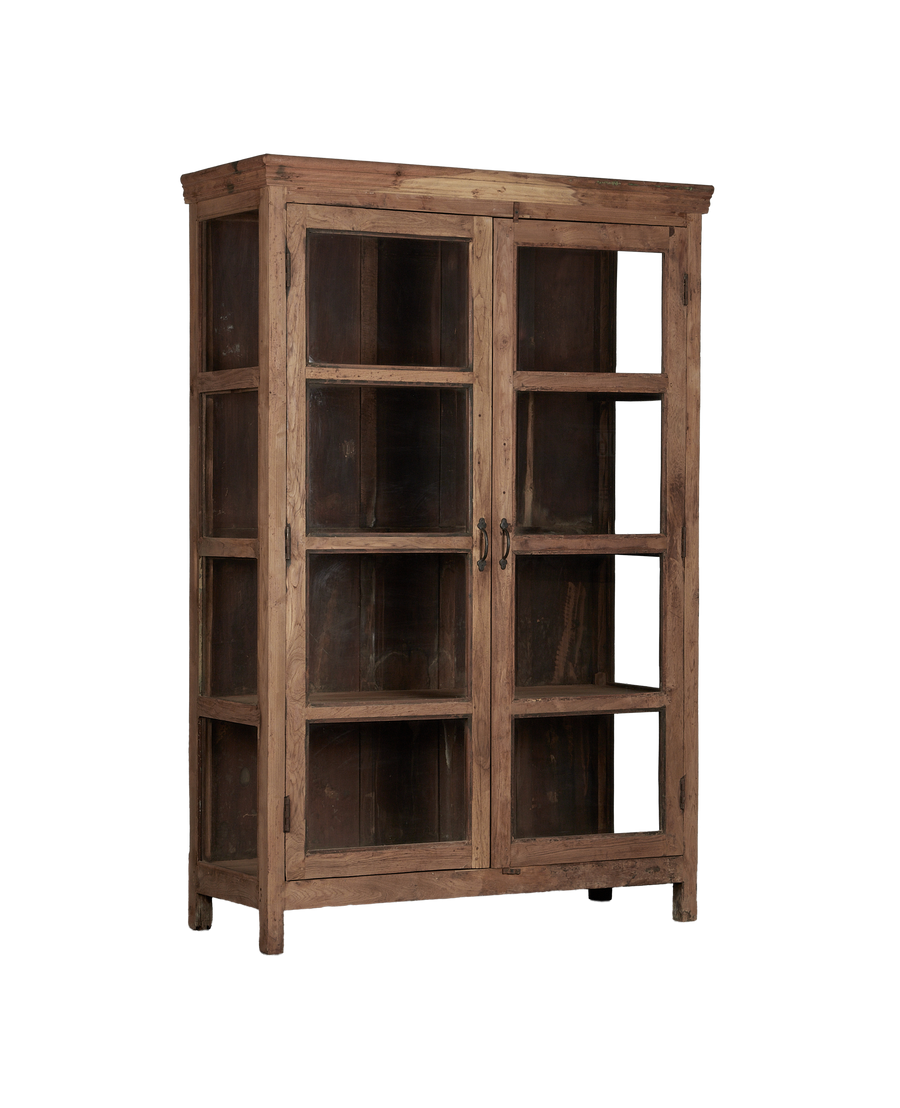 Vintage Wood Cabinet - Natural from India made of Wood