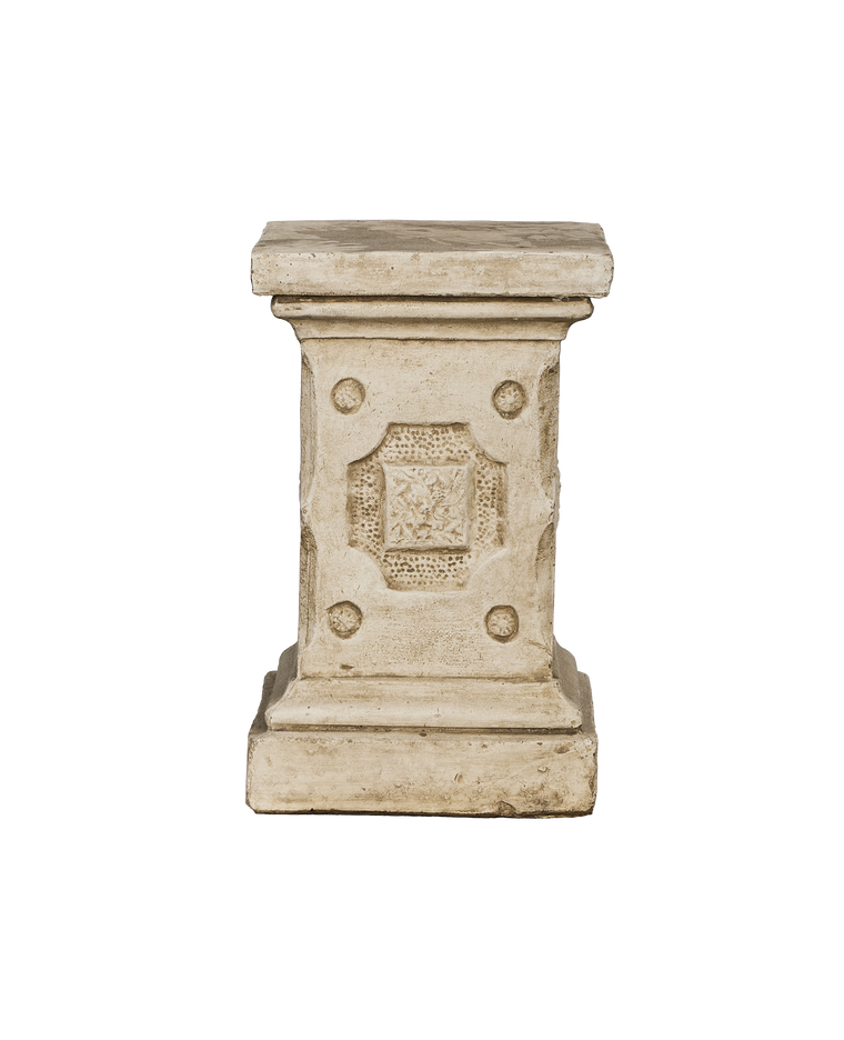 Cast Carved Pedestal