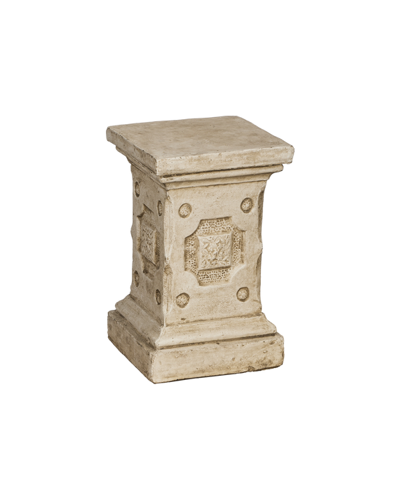 Cast Carved Pedestal