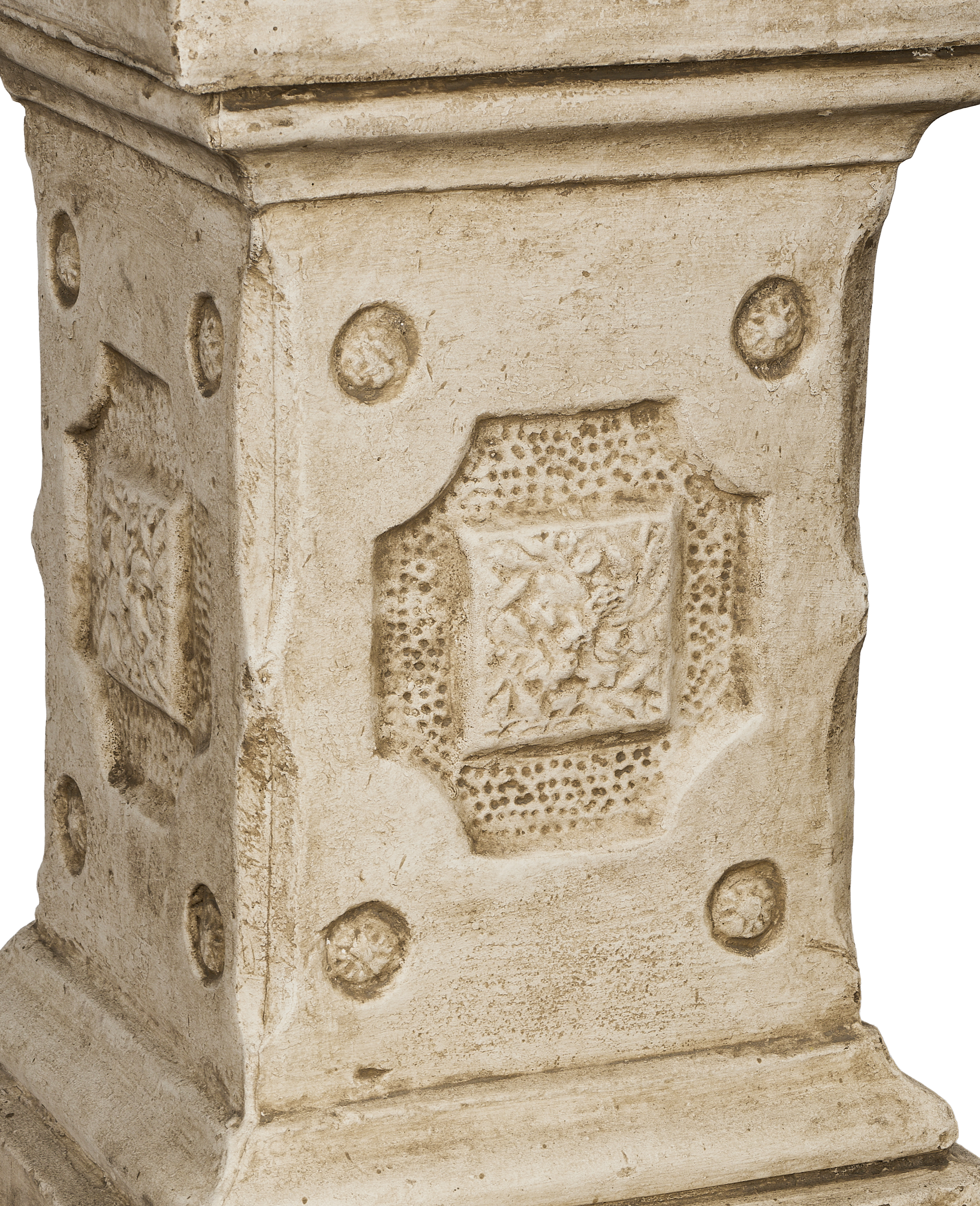 Cast Carved Pedestal