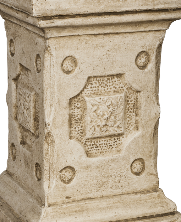 Cast Carved Pedestal