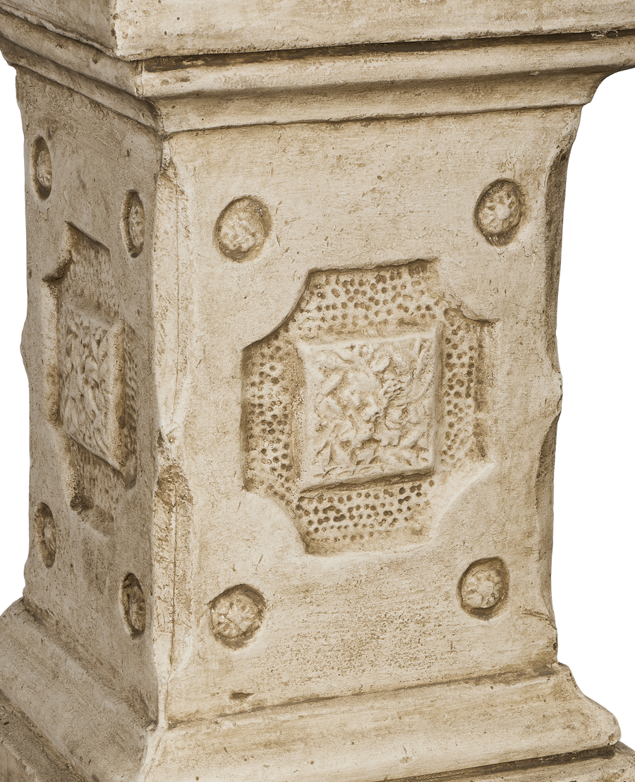 Cast Carved Pedestal