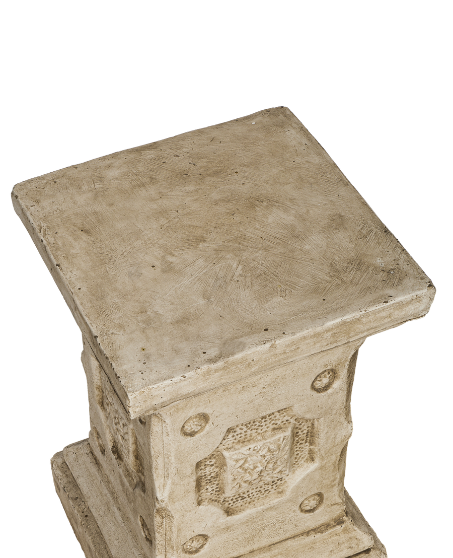 Cast Carved Pedestal