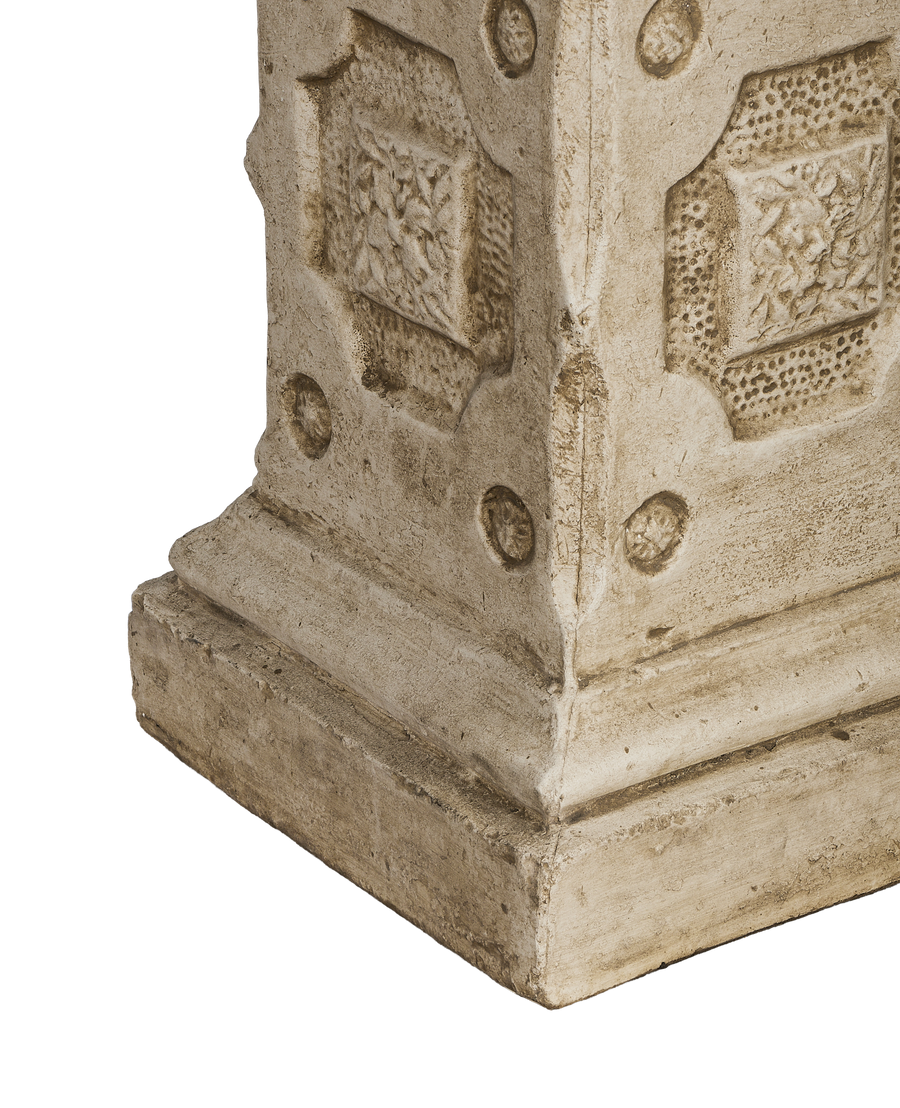 Cast Carved Pedestal
