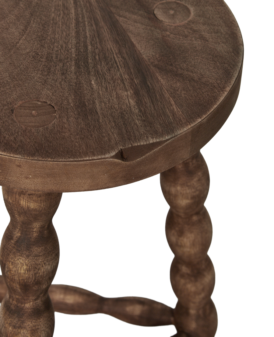 Designed Milking Stool Classic Deux - Sauvignon from India made of Wood