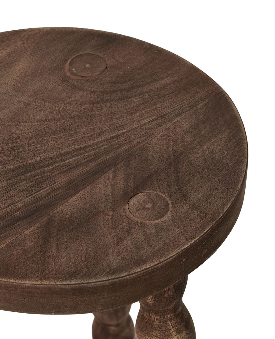 Designed Milking Stool Classic Deux - Sauvignon from India made of Wood