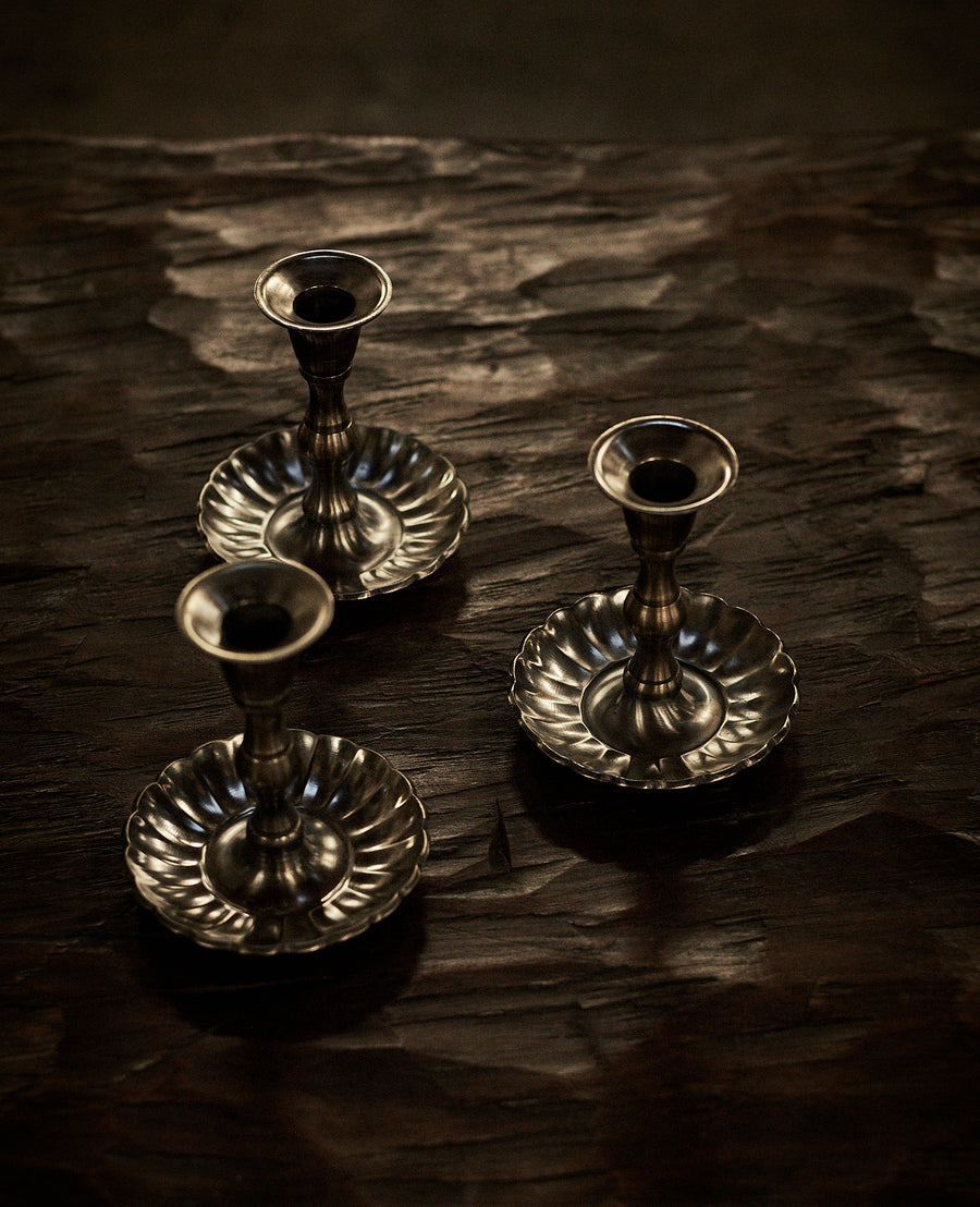 Scalloped Taper Candle Holder