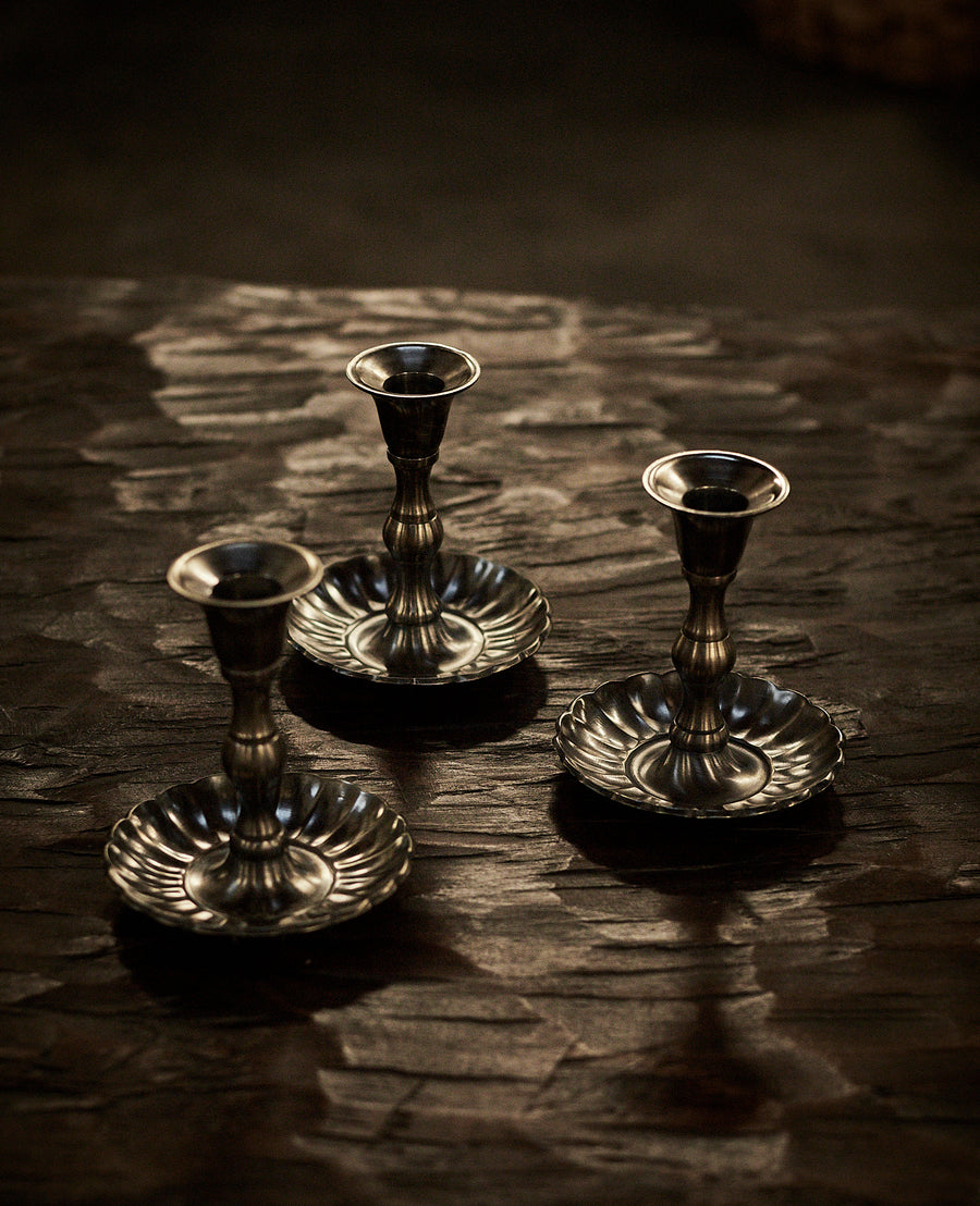 Scalloped Taper Candle Holder