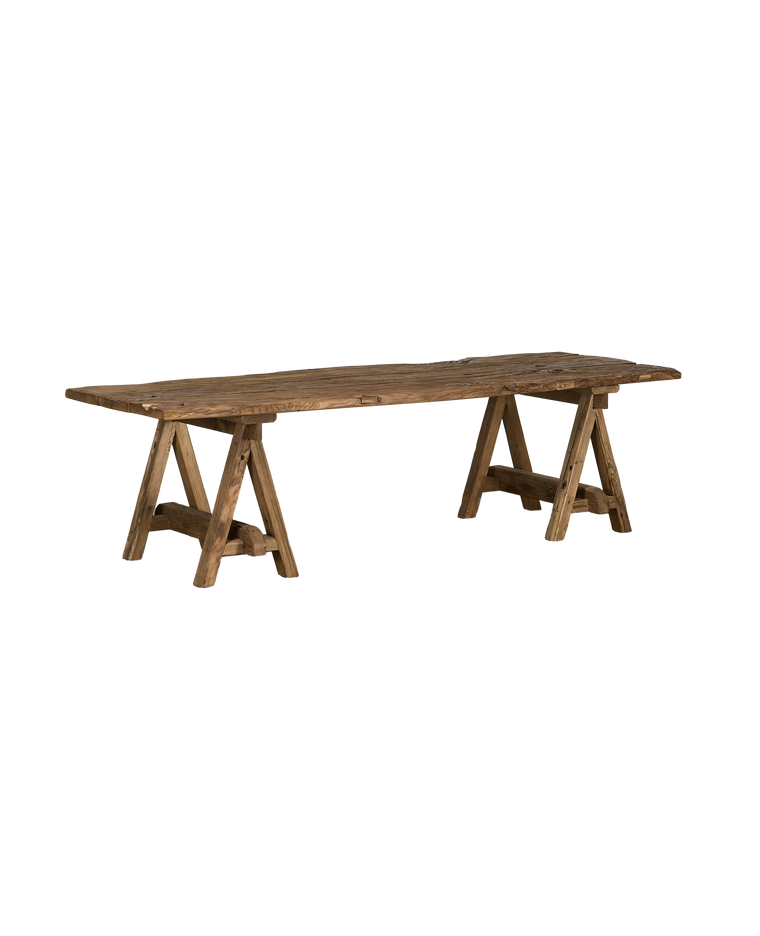 Chestnut Dining Table - Trestle