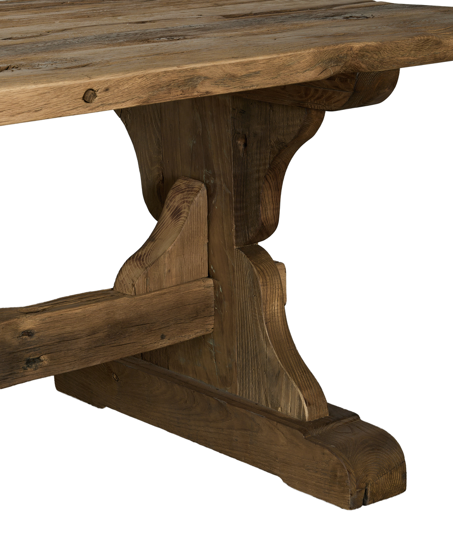 Chestnut Dining Table - Trestle