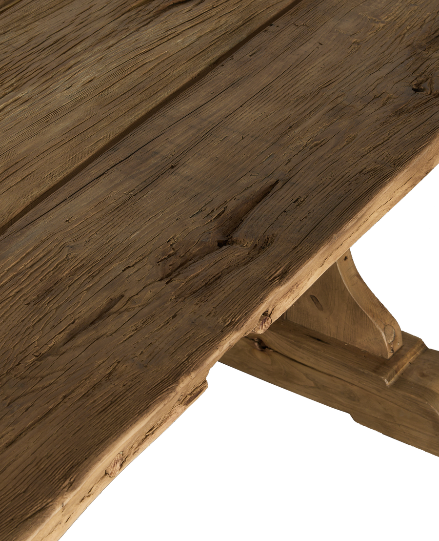 Chestnut Dining Table - Trestle