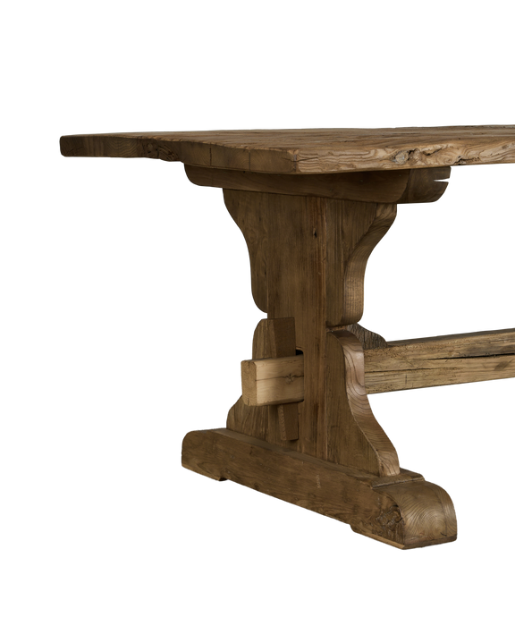 Chestnut Dining Table - Trestle