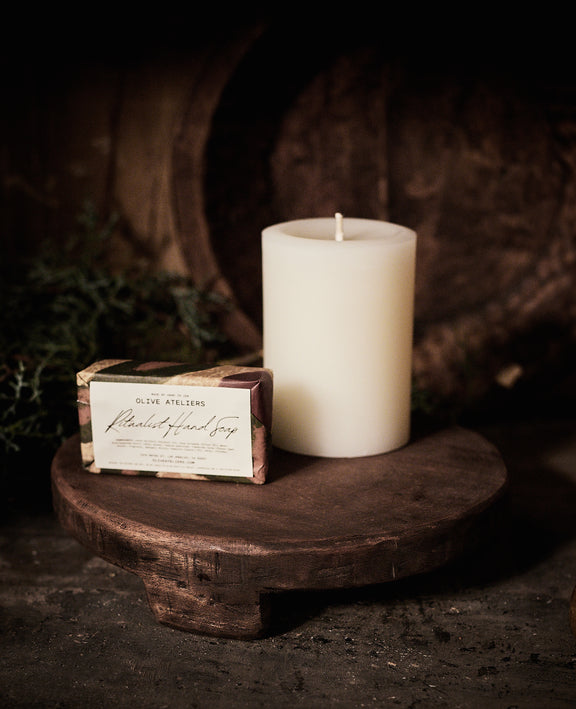 Carved Wood Riser - Natural