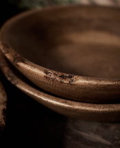 Carved Marble Bowl - Dark