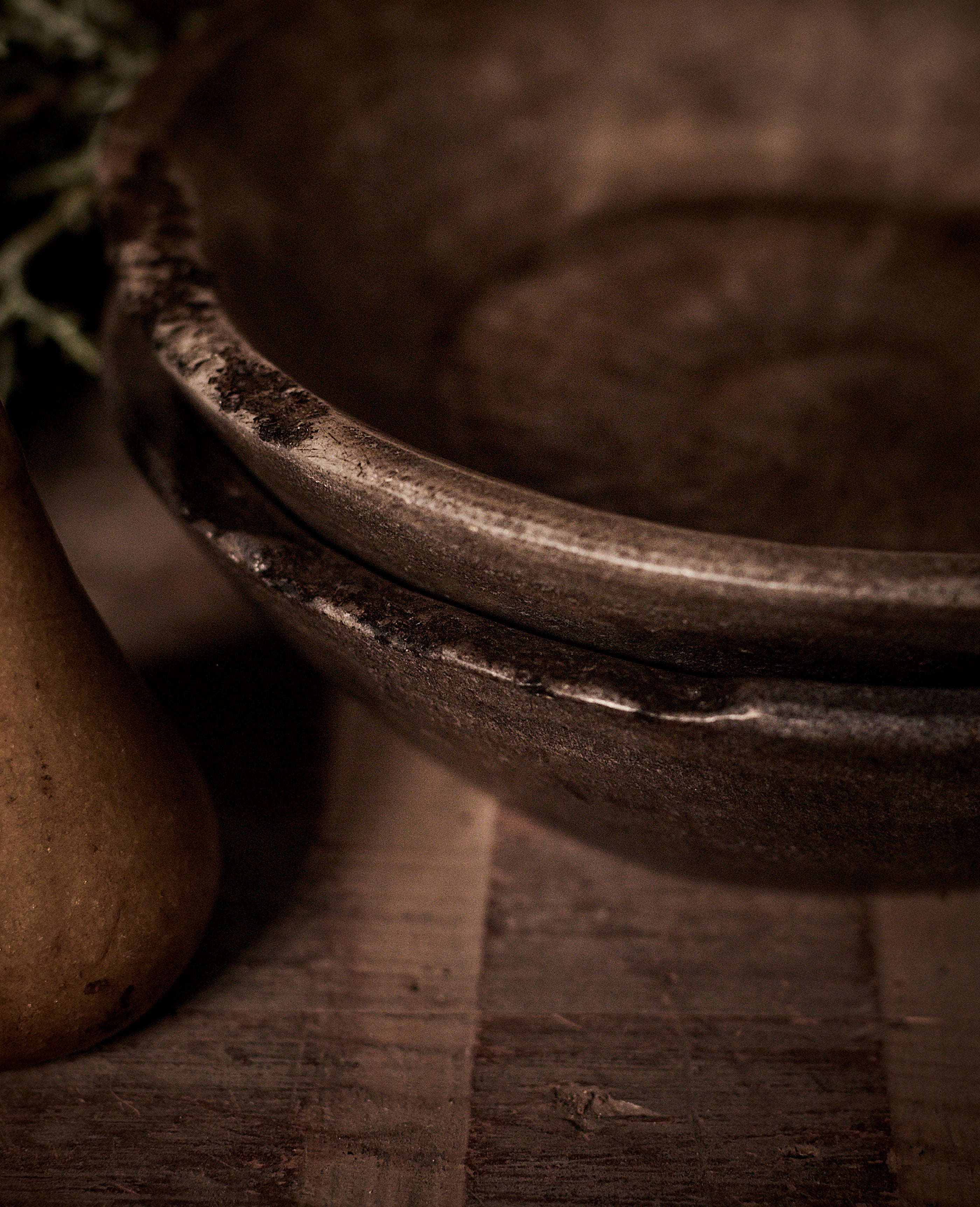 Carved Marble Bowl - Gray