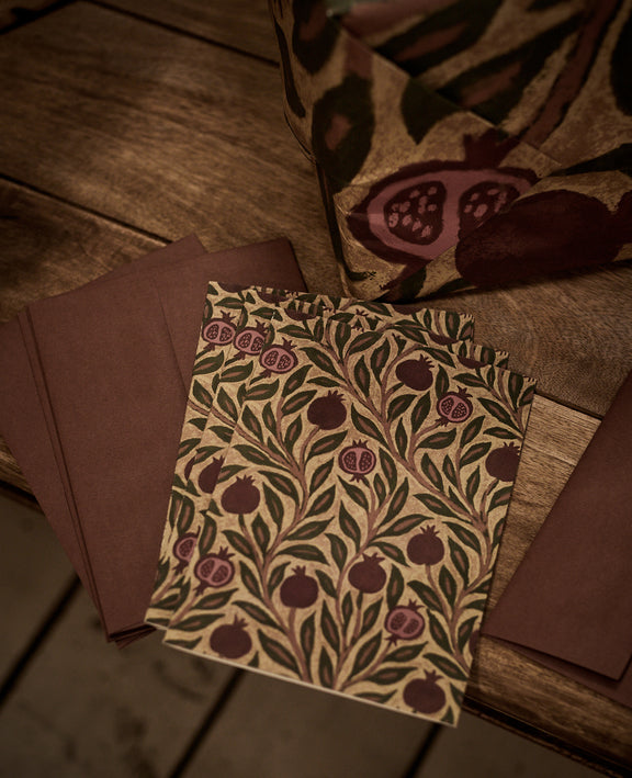 Pomegranate Greeting Cards