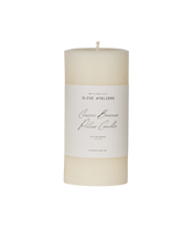 Classic Beeswax Pillar Candle - Ivory