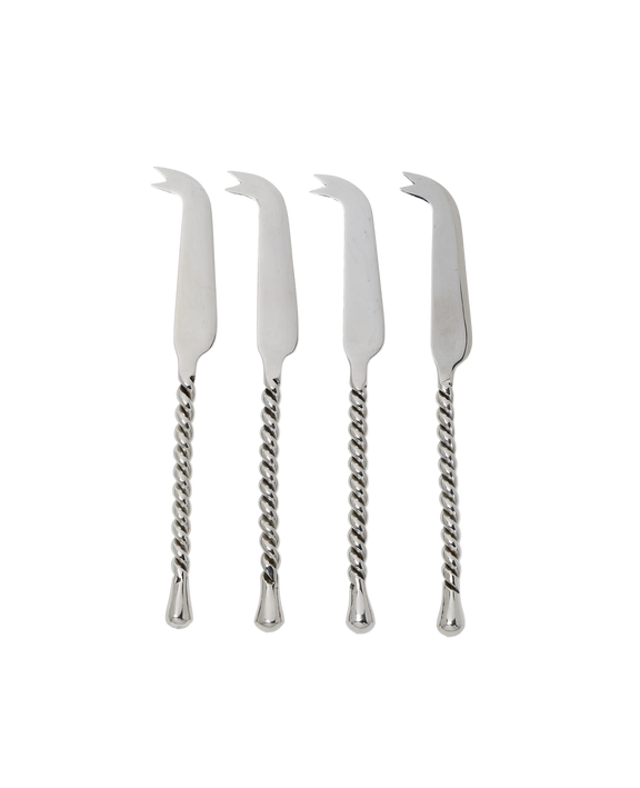 Twisted Cheese Knives  - Set of 4