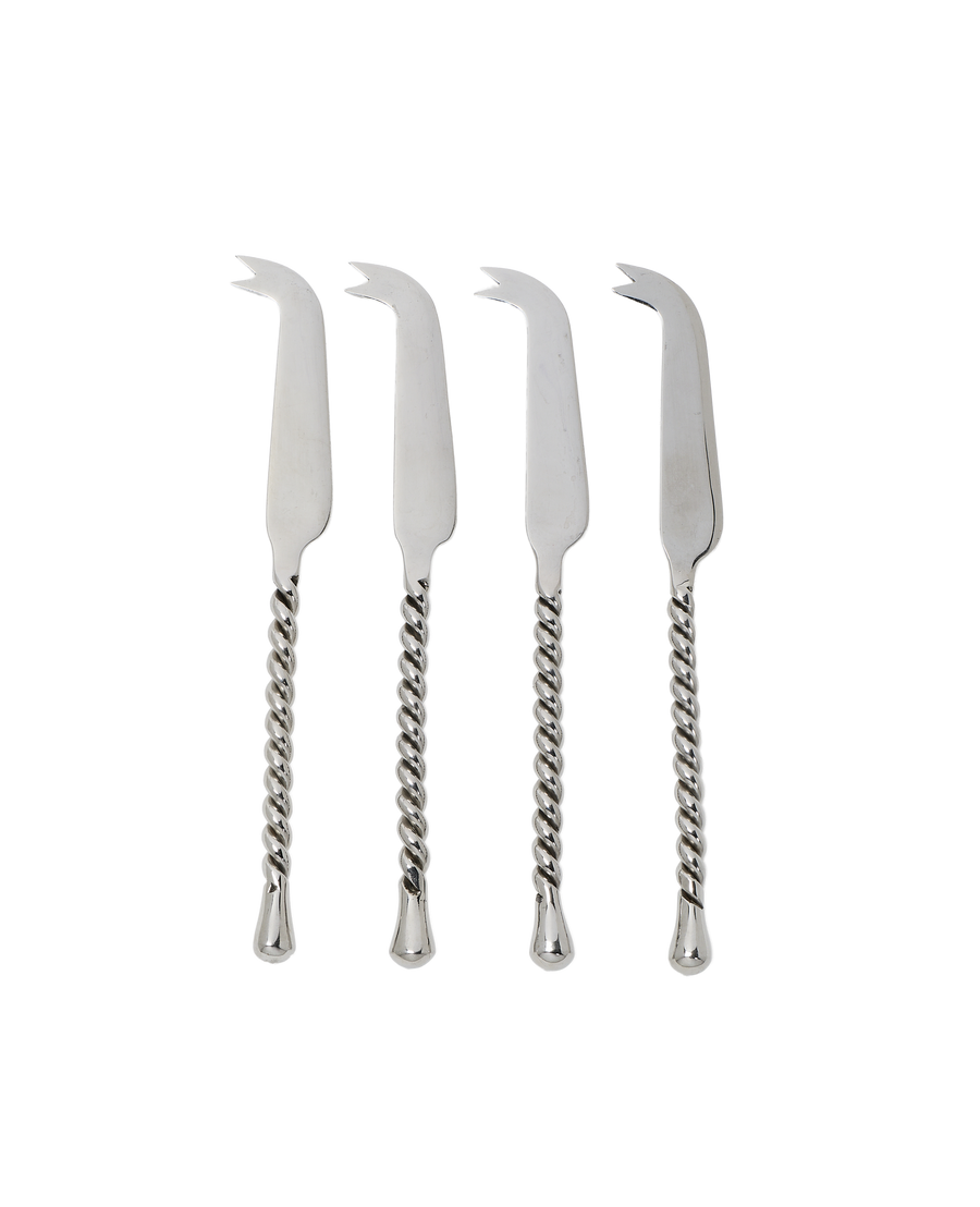 Twisted Cheese Knives  - Set of 4