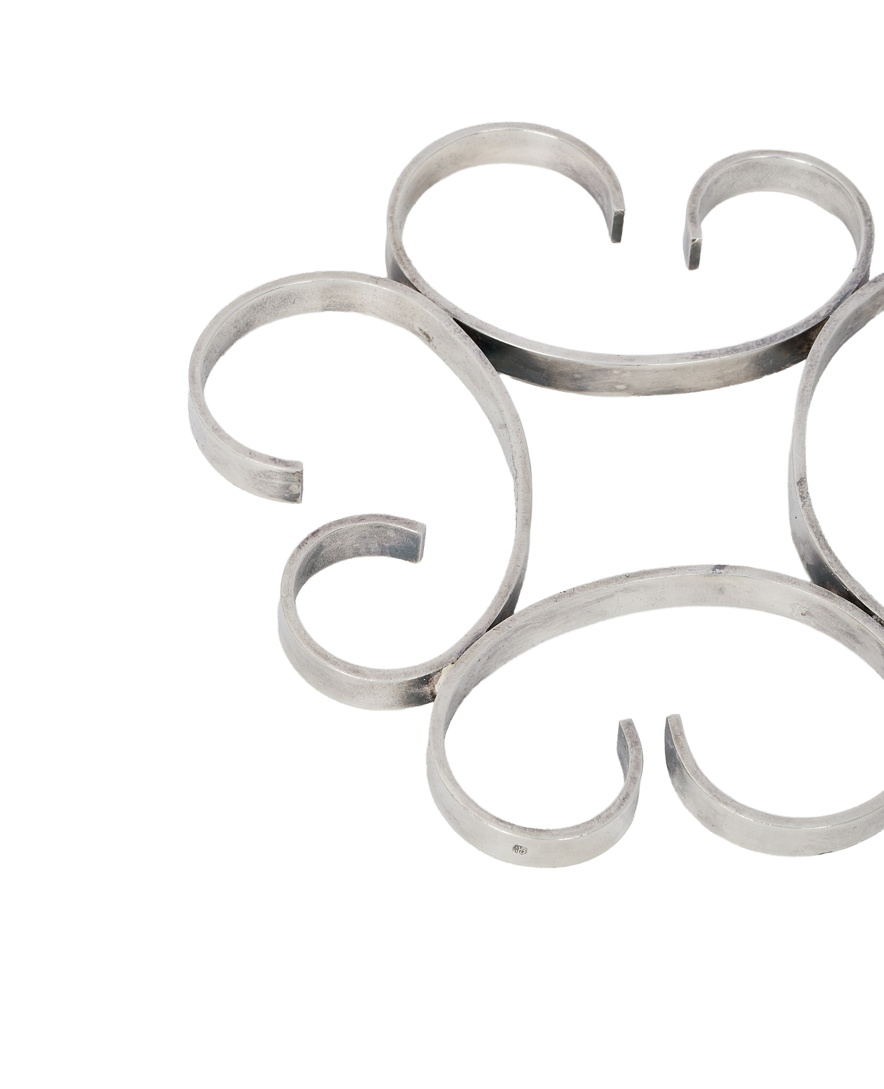 Spirale Trivet - Silver-Plated