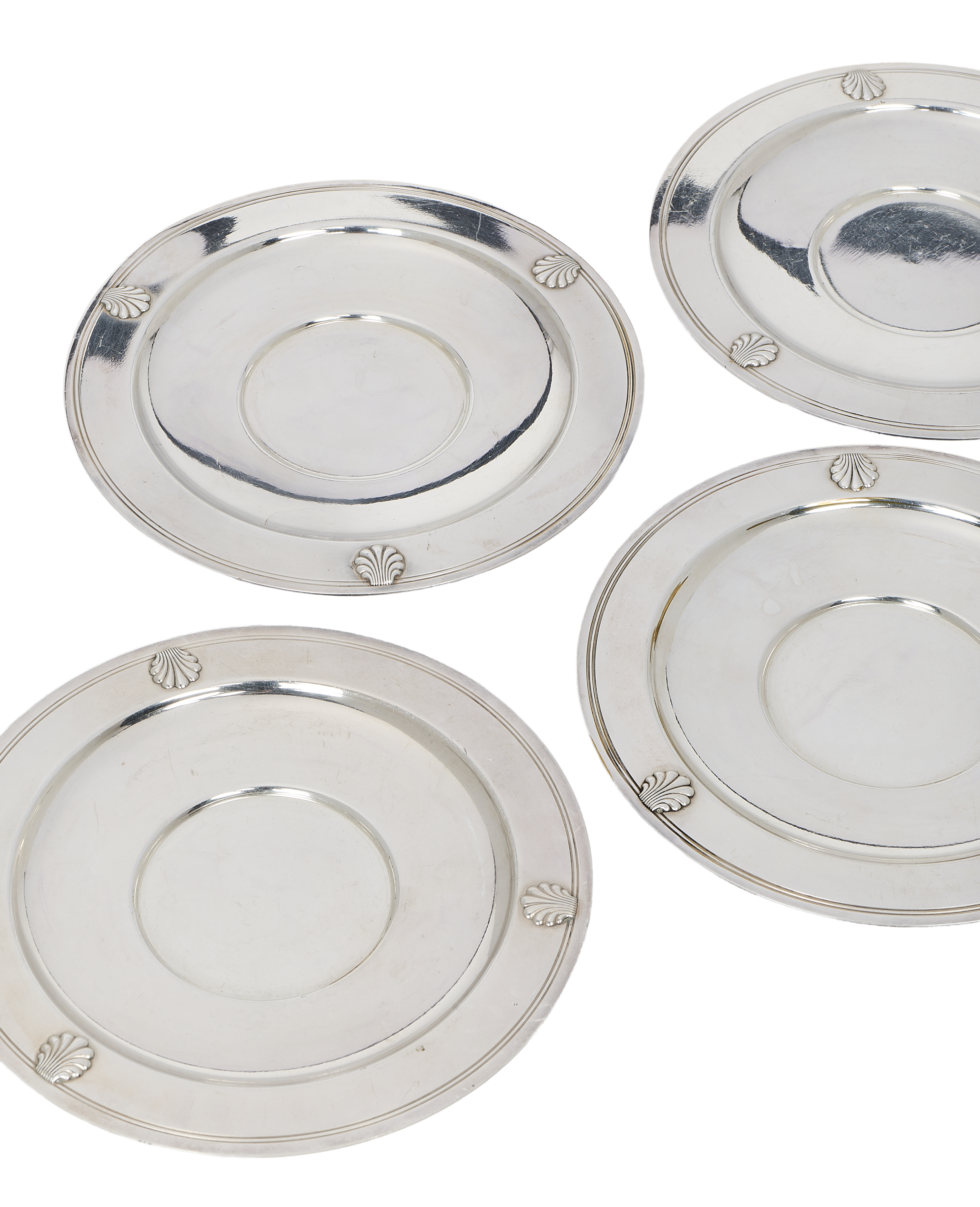 Silver-Plated Plates - Set of 4
