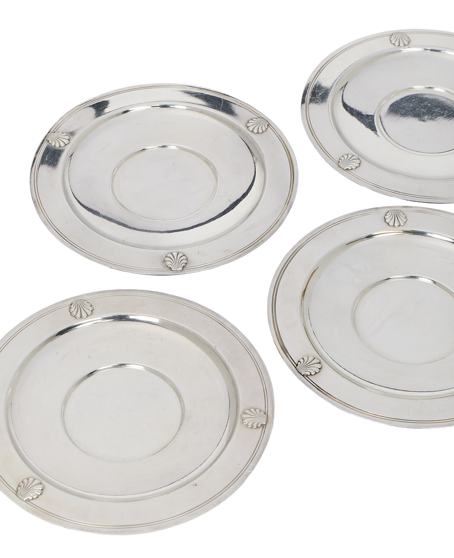 Silver-Plated Plates - Set of 4