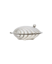 Shell Butter Dish - Silver-Plated