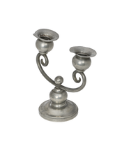 Pewter Spiral Candle Holder