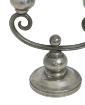 Pewter Spiral Candle Holder