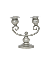 Pewter Spiral Candle Holder