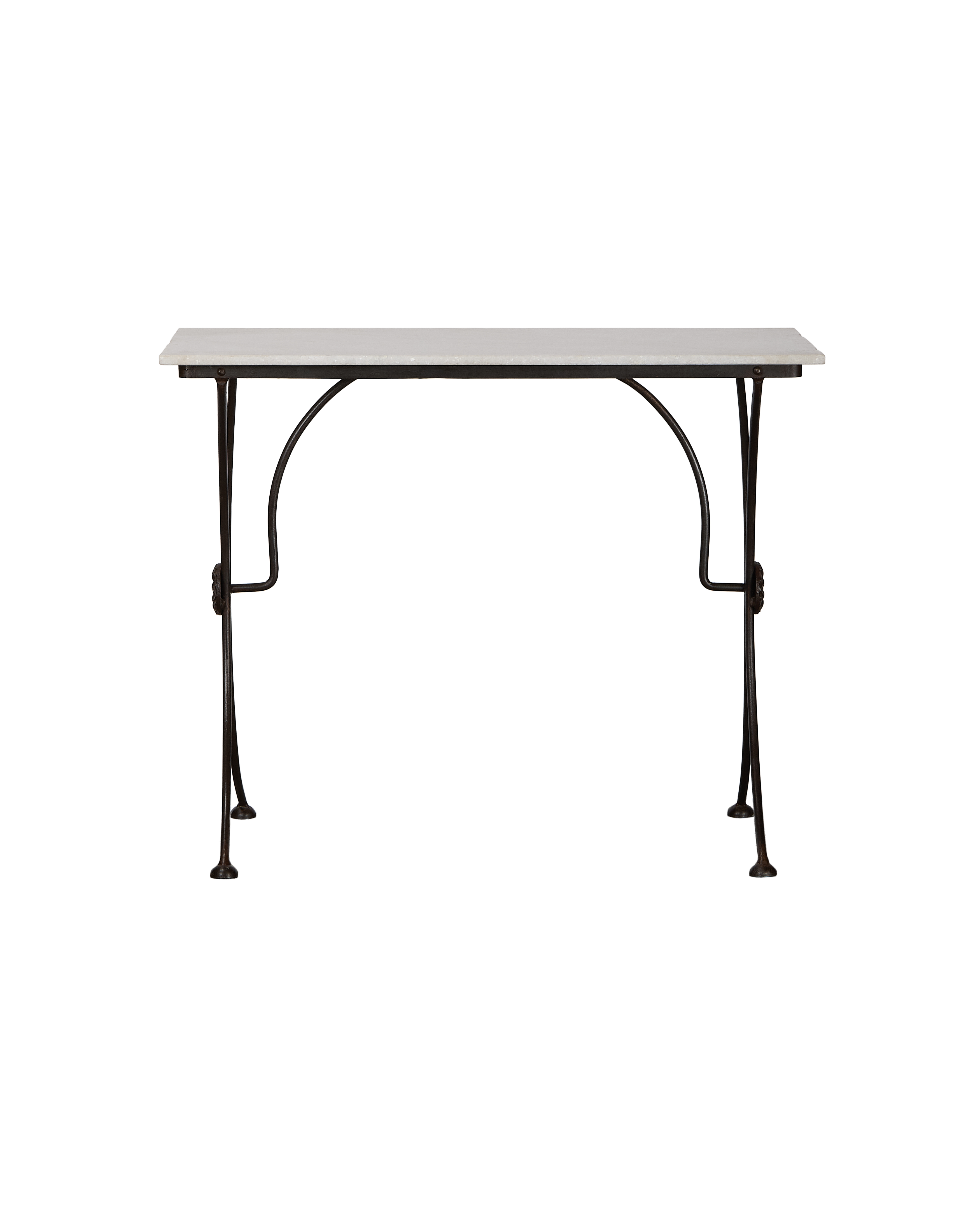 Trellis Marble Bistro Table - Rectangle