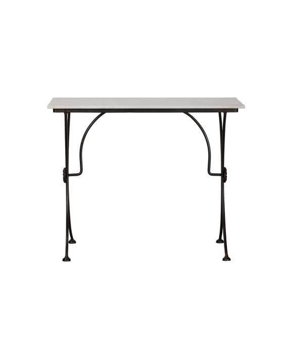 Trellis Marble Bistro Table - Rectangle