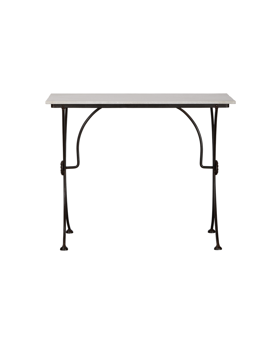 Trellis Marble Bistro Table - Rectangle