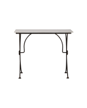 Trellis Marble Bistro Table - Rectangle