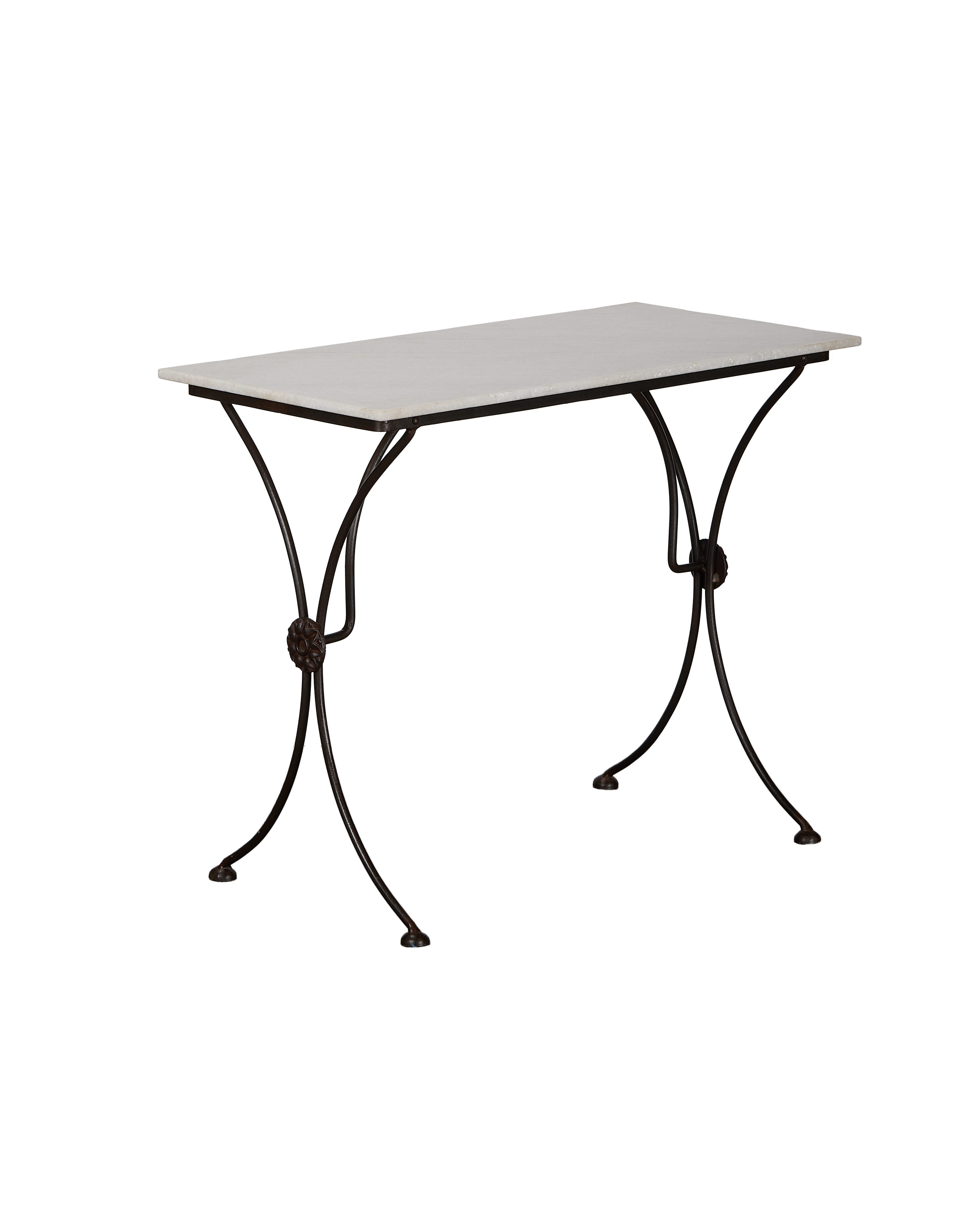 Trellis Marble Bistro Table - Rectangle