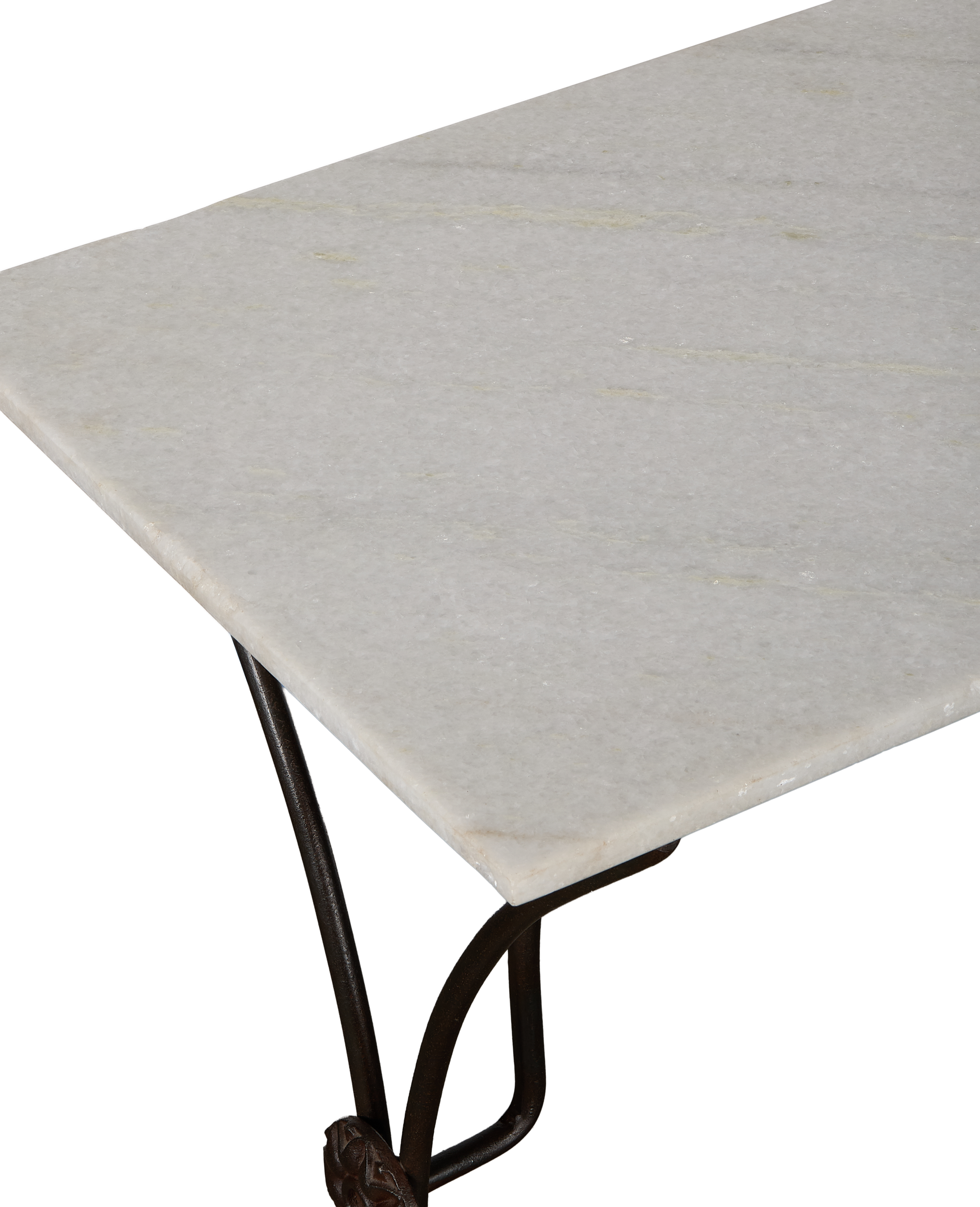 Trellis Marble Bistro Table - Rectangle